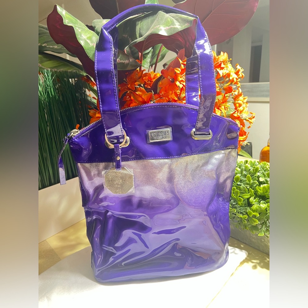 BRAND NEW NWOT Versus VERSACE Tote Bag Rare Color Purple